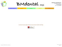 Tablet Screenshot of bmdental.ch